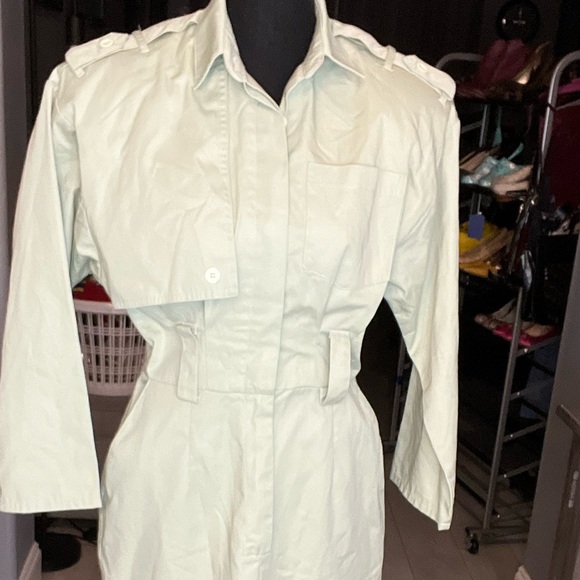 VINTAGE LERNER! Polyester Military Style Dress - Picture 2 of 6